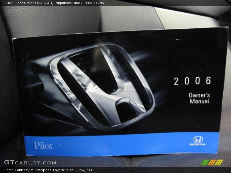 Nighthawk Black Pearl / Gray 2006 Honda Pilot EX-L 4WD