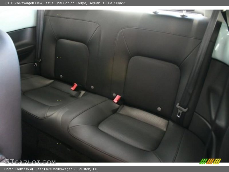 Aquarius Blue / Black 2010 Volkswagen New Beetle Final Edition Coupe