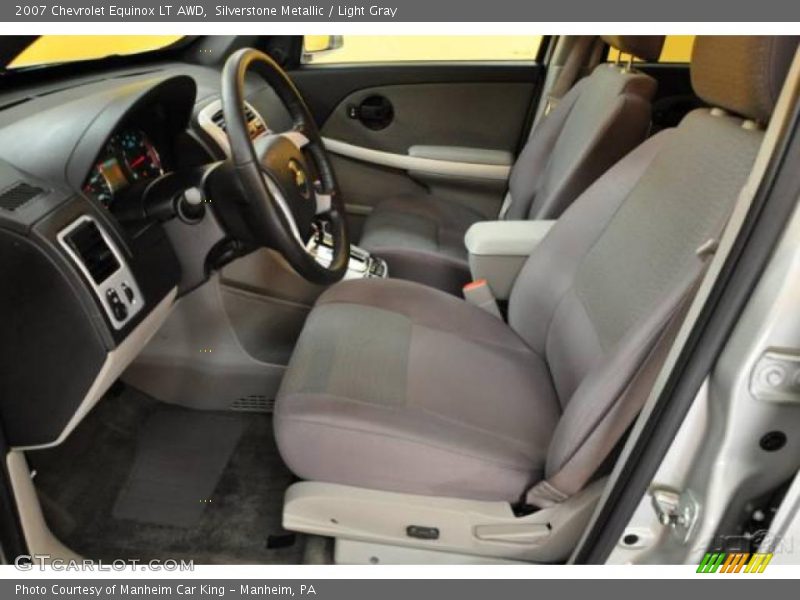 Silverstone Metallic / Light Gray 2007 Chevrolet Equinox LT AWD