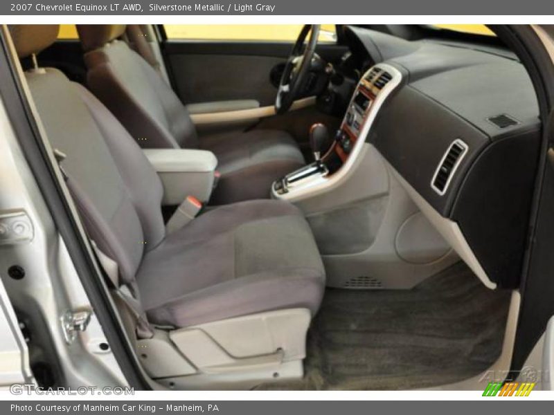 Silverstone Metallic / Light Gray 2007 Chevrolet Equinox LT AWD