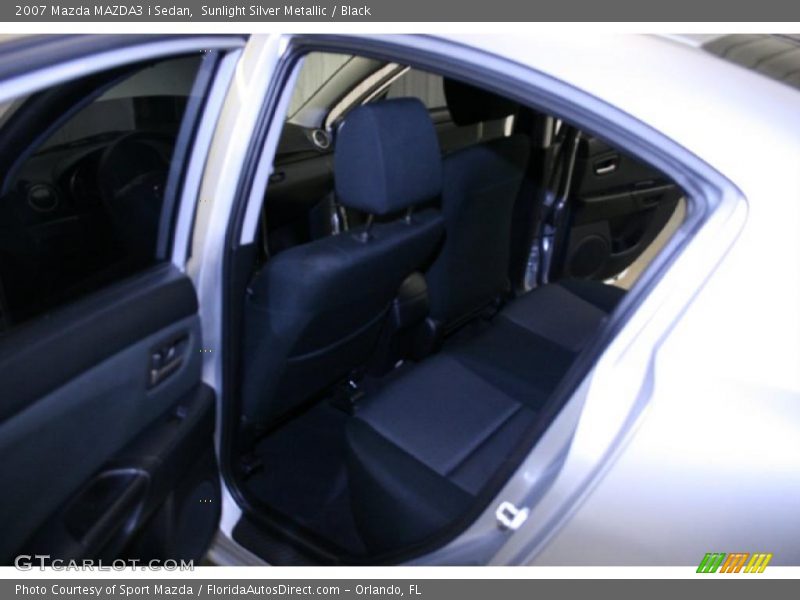 Sunlight Silver Metallic / Black 2007 Mazda MAZDA3 i Sedan