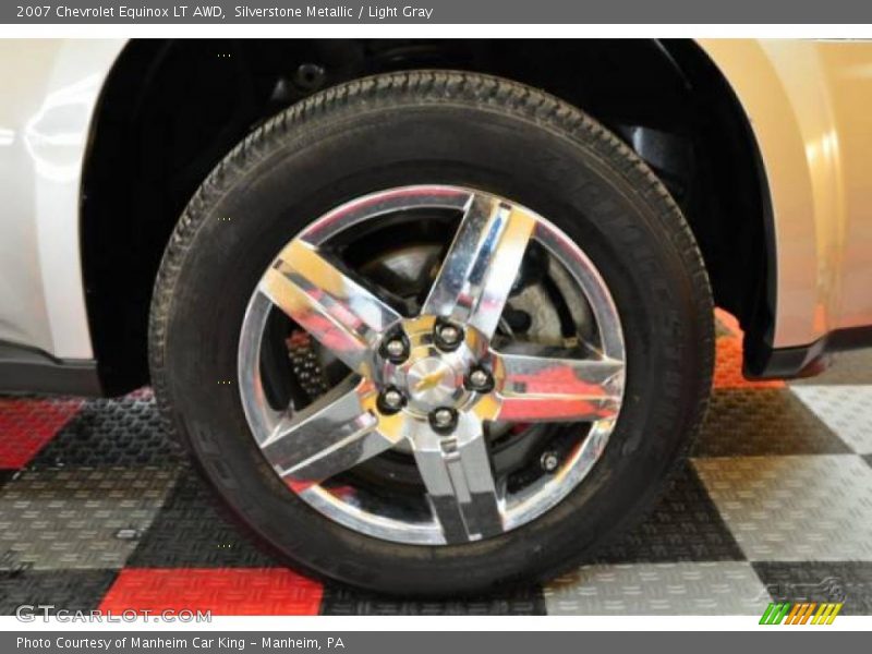 Silverstone Metallic / Light Gray 2007 Chevrolet Equinox LT AWD