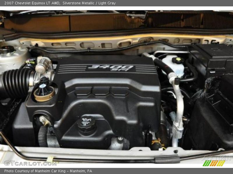 Silverstone Metallic / Light Gray 2007 Chevrolet Equinox LT AWD
