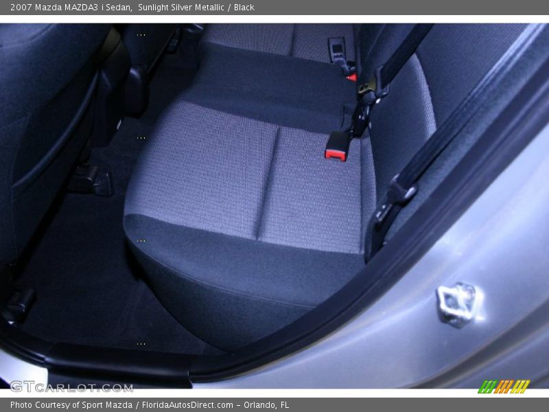 Sunlight Silver Metallic / Black 2007 Mazda MAZDA3 i Sedan