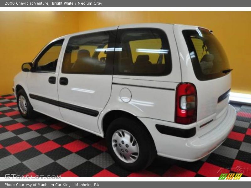 Bright White / Medium Gray 2000 Chevrolet Venture
