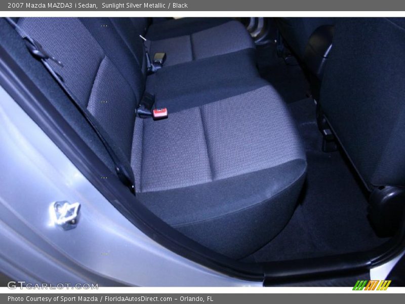 Sunlight Silver Metallic / Black 2007 Mazda MAZDA3 i Sedan