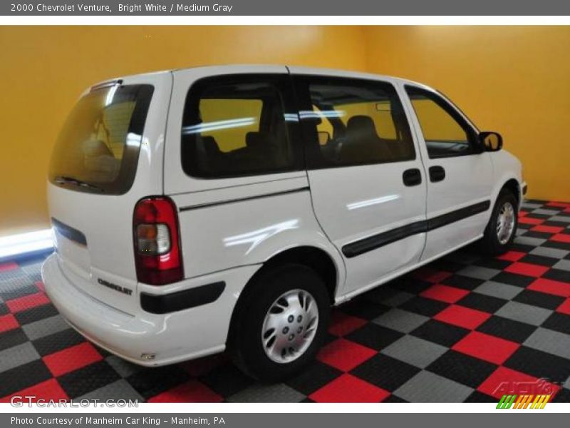Bright White / Medium Gray 2000 Chevrolet Venture