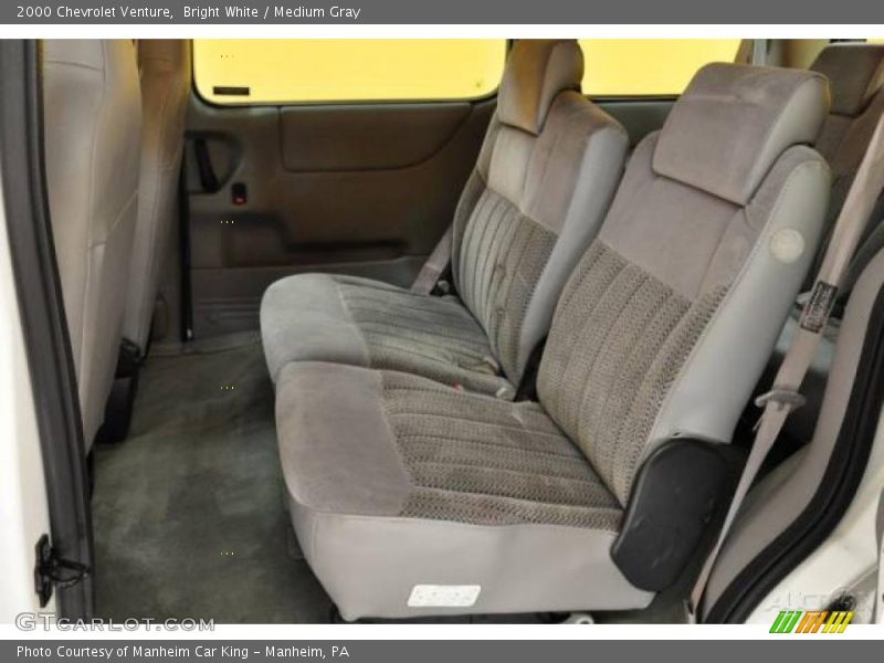 Bright White / Medium Gray 2000 Chevrolet Venture