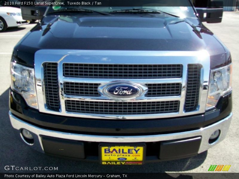 Tuxedo Black / Tan 2010 Ford F150 Lariat SuperCrew
