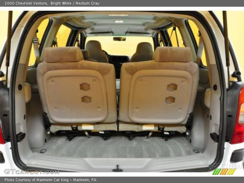 Bright White / Medium Gray 2000 Chevrolet Venture