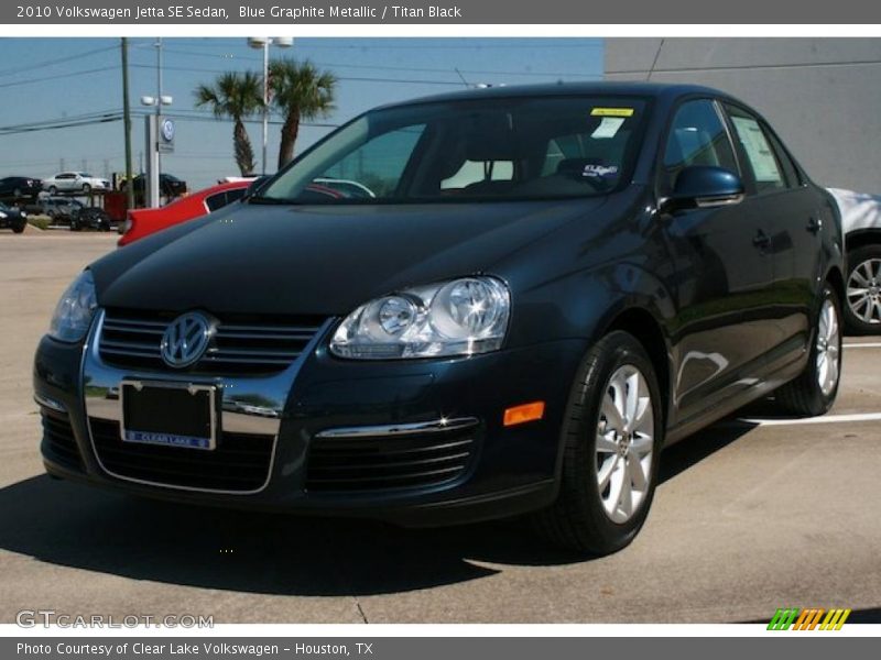 Blue Graphite Metallic / Titan Black 2010 Volkswagen Jetta SE Sedan