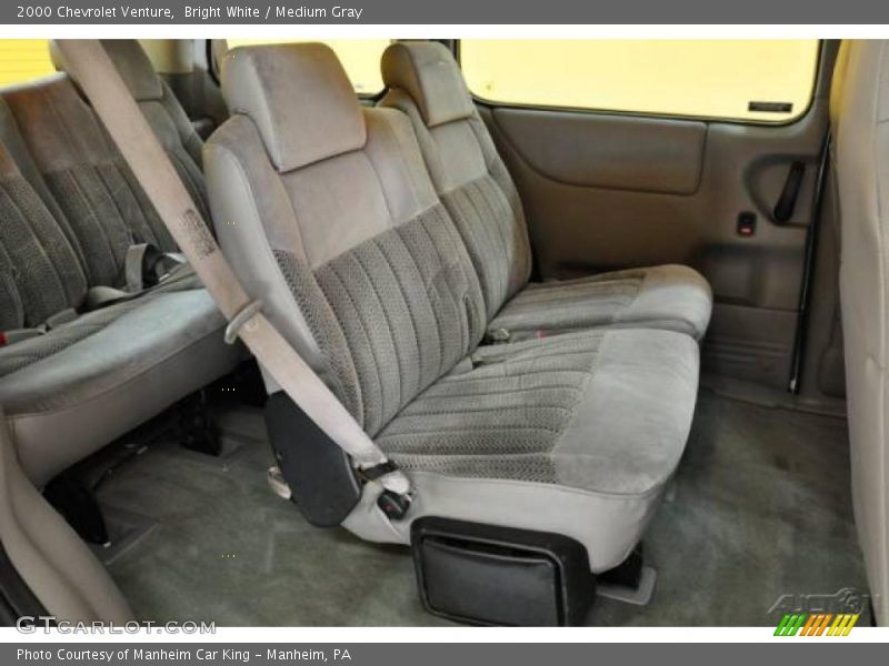 Bright White / Medium Gray 2000 Chevrolet Venture
