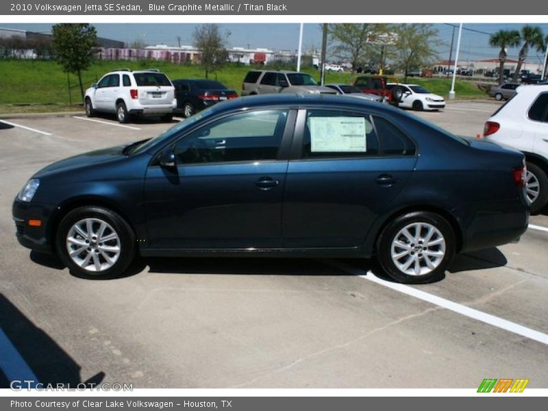 Blue Graphite Metallic / Titan Black 2010 Volkswagen Jetta SE Sedan