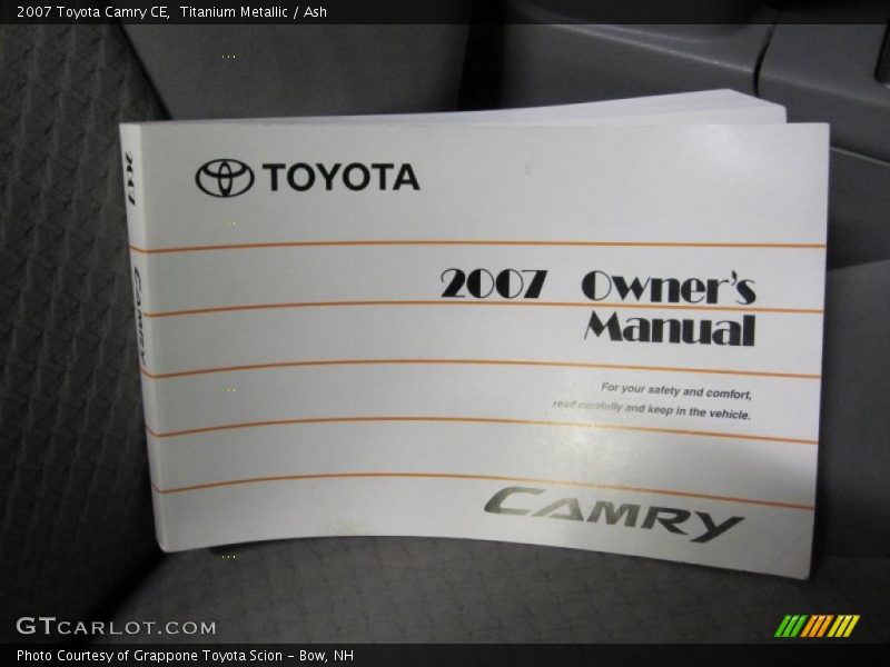 Titanium Metallic / Ash 2007 Toyota Camry CE