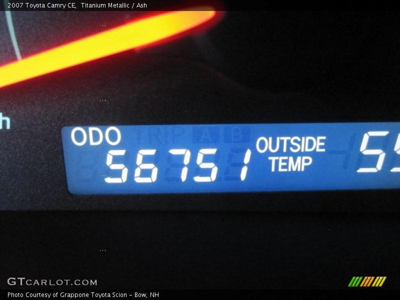 Titanium Metallic / Ash 2007 Toyota Camry CE