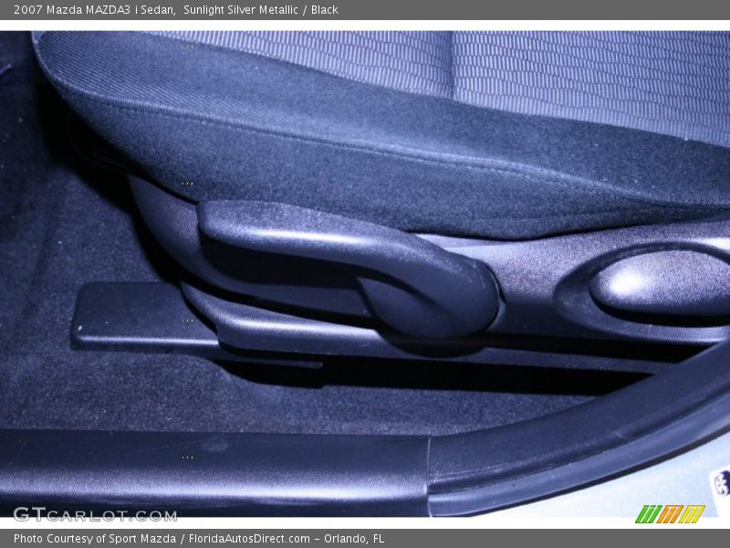 Sunlight Silver Metallic / Black 2007 Mazda MAZDA3 i Sedan