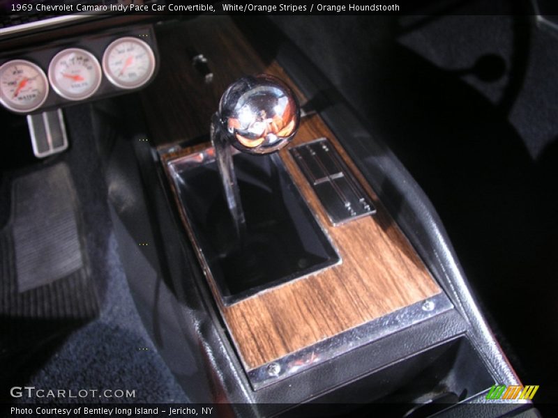 White/Orange Stripes / Orange Houndstooth 1969 Chevrolet Camaro Indy Pace Car Convertible