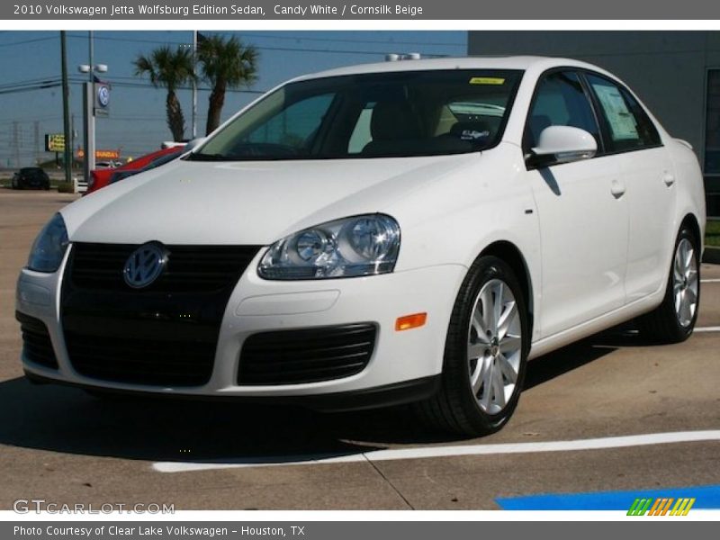 Candy White / Cornsilk Beige 2010 Volkswagen Jetta Wolfsburg Edition Sedan