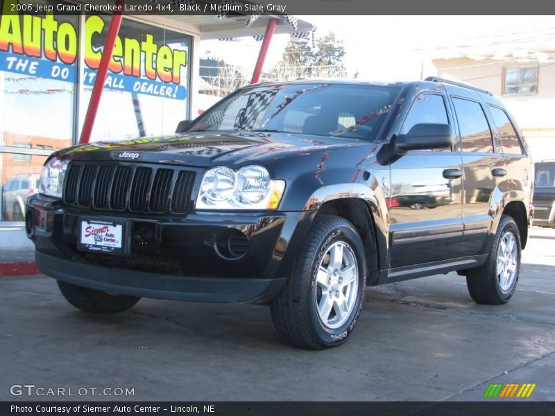 Black / Medium Slate Gray 2006 Jeep Grand Cherokee Laredo 4x4