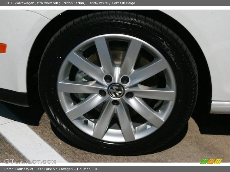Candy White / Cornsilk Beige 2010 Volkswagen Jetta Wolfsburg Edition Sedan