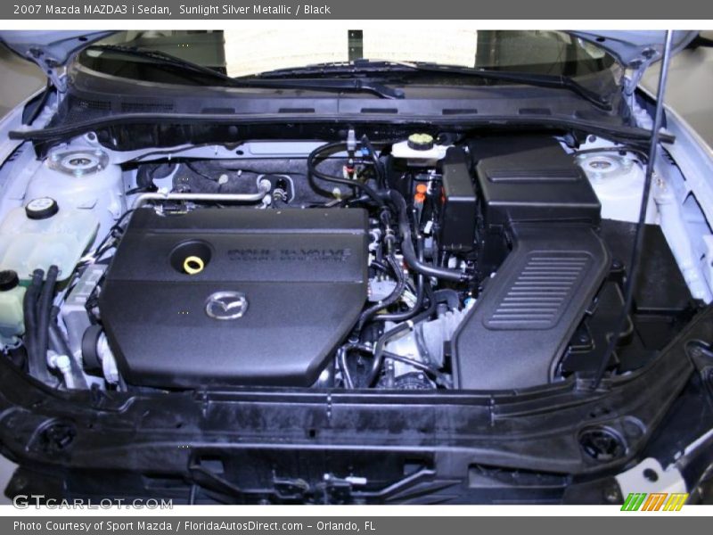 Sunlight Silver Metallic / Black 2007 Mazda MAZDA3 i Sedan