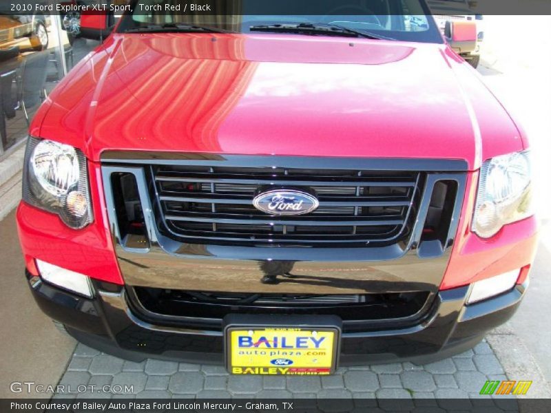 Torch Red / Black 2010 Ford Explorer XLT Sport