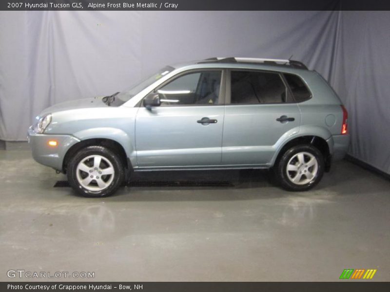 Alpine Frost Blue Metallic / Gray 2007 Hyundai Tucson GLS