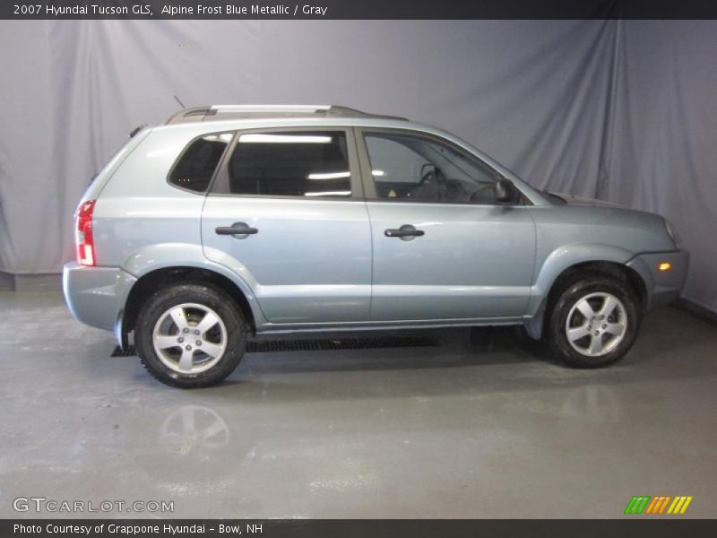 Alpine Frost Blue Metallic / Gray 2007 Hyundai Tucson GLS