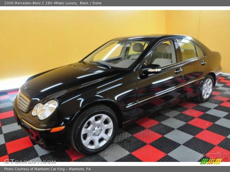 Black / Stone 2006 Mercedes-Benz C 280 4Matic Luxury