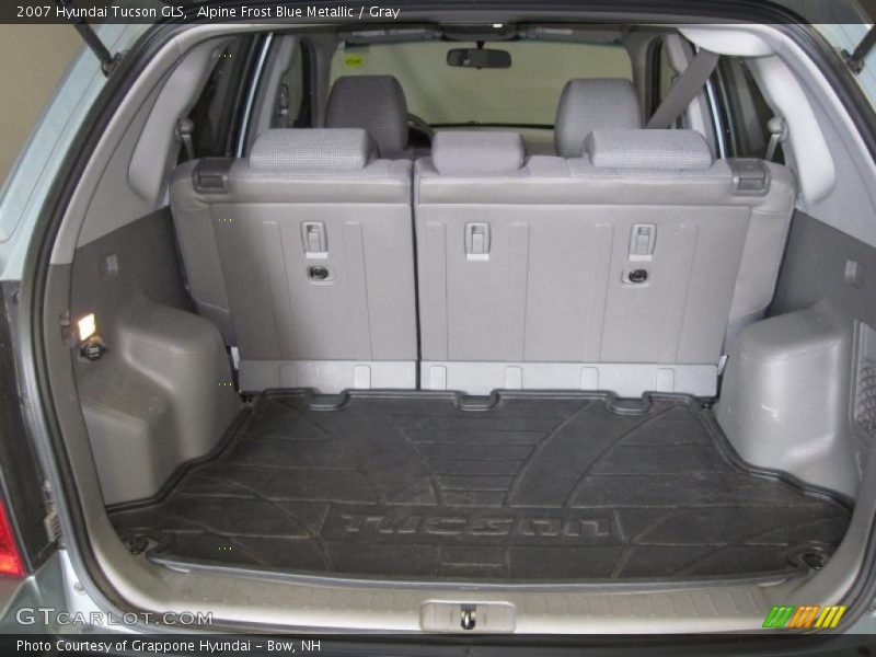 Alpine Frost Blue Metallic / Gray 2007 Hyundai Tucson GLS