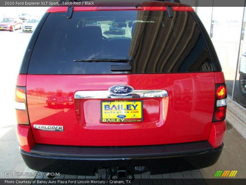 Torch Red / Black 2010 Ford Explorer XLT Sport