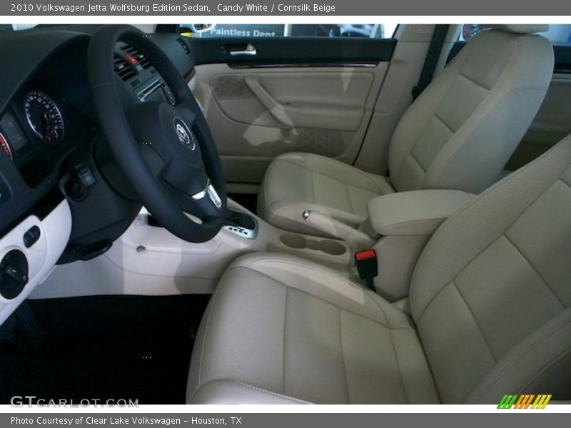 Candy White / Cornsilk Beige 2010 Volkswagen Jetta Wolfsburg Edition Sedan