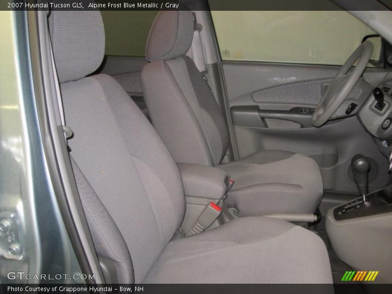 Alpine Frost Blue Metallic / Gray 2007 Hyundai Tucson GLS