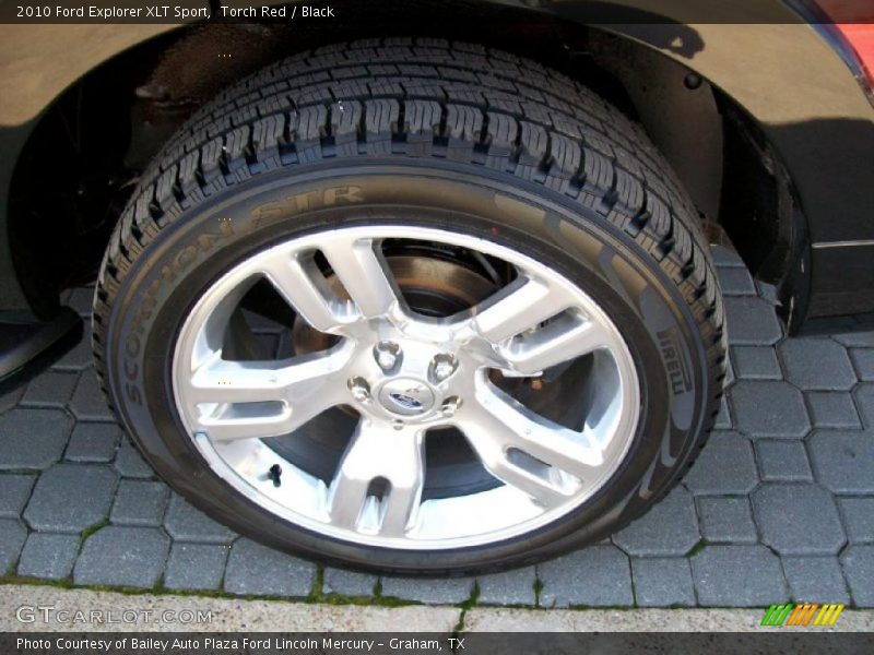 Torch Red / Black 2010 Ford Explorer XLT Sport