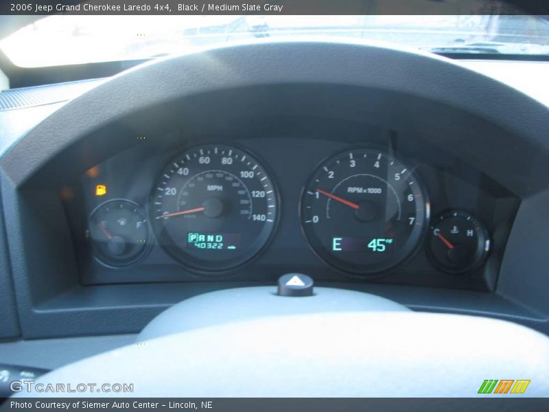 Black / Medium Slate Gray 2006 Jeep Grand Cherokee Laredo 4x4