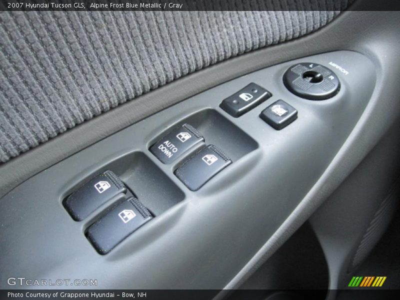 Alpine Frost Blue Metallic / Gray 2007 Hyundai Tucson GLS