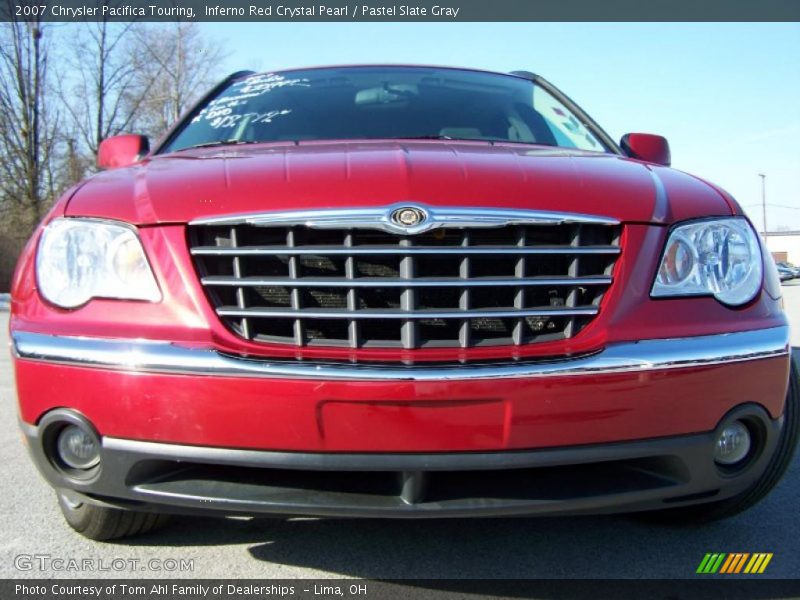 Inferno Red Crystal Pearl / Pastel Slate Gray 2007 Chrysler Pacifica Touring