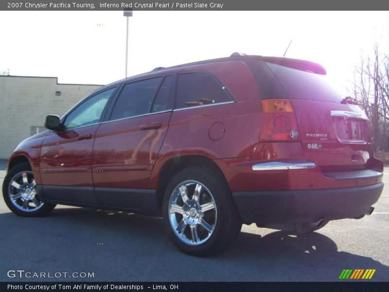 Inferno Red Crystal Pearl / Pastel Slate Gray 2007 Chrysler Pacifica Touring
