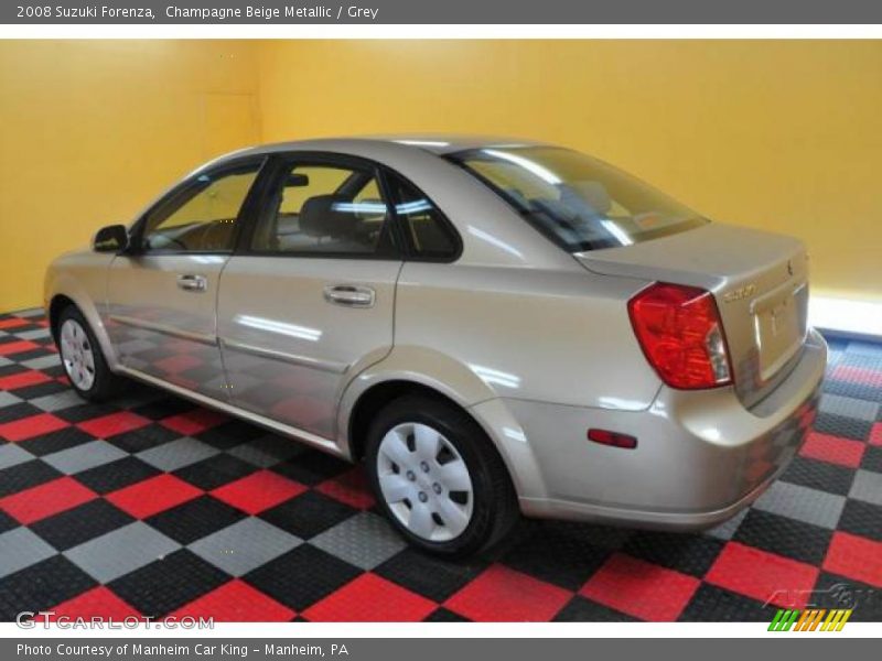 Champagne Beige Metallic / Grey 2008 Suzuki Forenza
