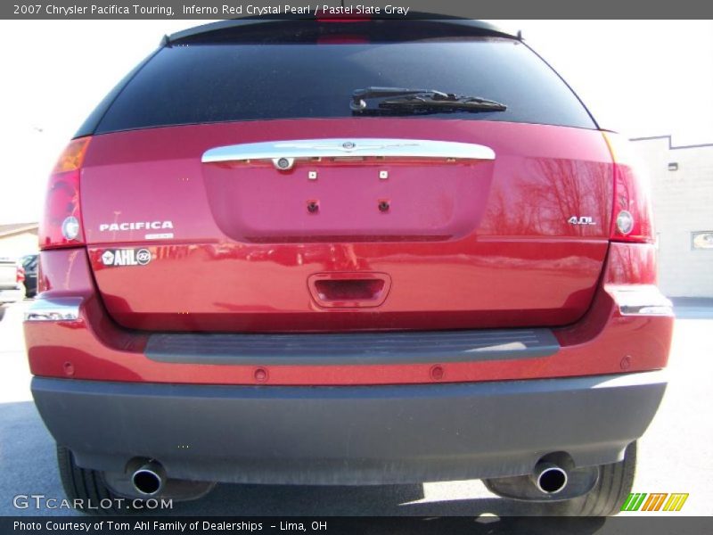 Inferno Red Crystal Pearl / Pastel Slate Gray 2007 Chrysler Pacifica Touring
