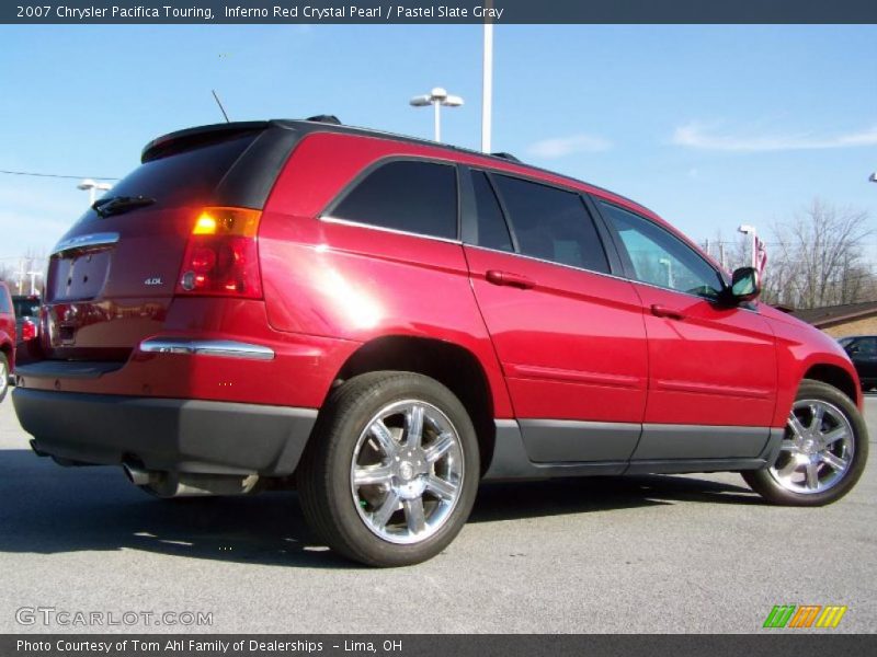 Inferno Red Crystal Pearl / Pastel Slate Gray 2007 Chrysler Pacifica Touring