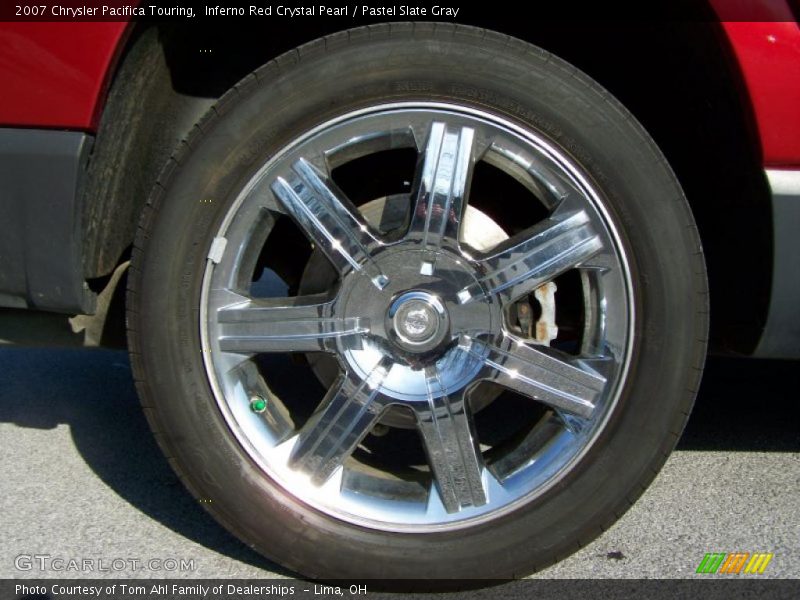 Inferno Red Crystal Pearl / Pastel Slate Gray 2007 Chrysler Pacifica Touring