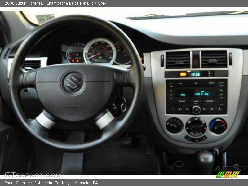 Champagne Beige Metallic / Grey 2008 Suzuki Forenza