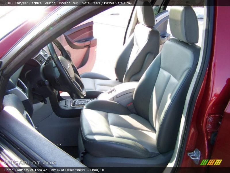 Inferno Red Crystal Pearl / Pastel Slate Gray 2007 Chrysler Pacifica Touring