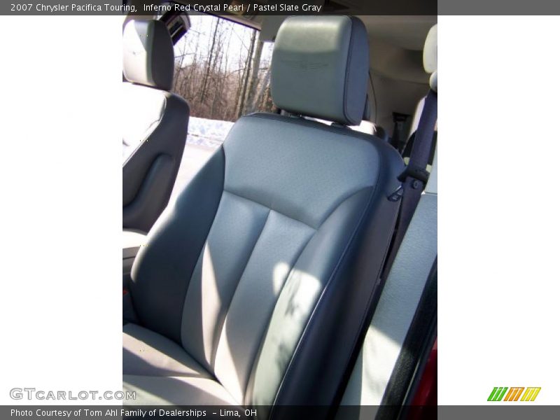 Inferno Red Crystal Pearl / Pastel Slate Gray 2007 Chrysler Pacifica Touring