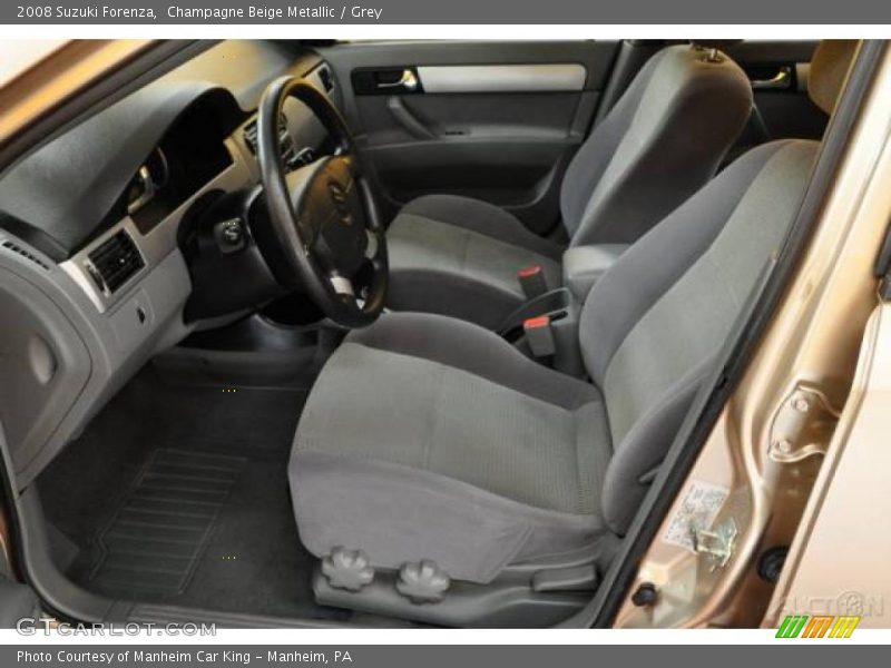 Champagne Beige Metallic / Grey 2008 Suzuki Forenza