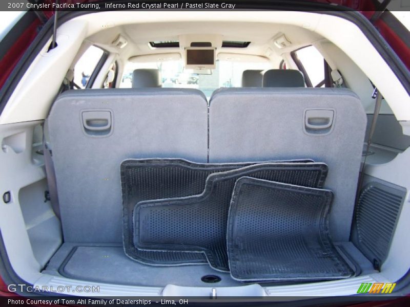 Inferno Red Crystal Pearl / Pastel Slate Gray 2007 Chrysler Pacifica Touring