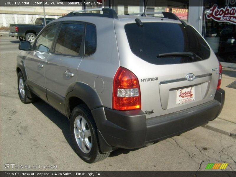 Sahara Silver / Gray 2005 Hyundai Tucson GLS V6 4WD