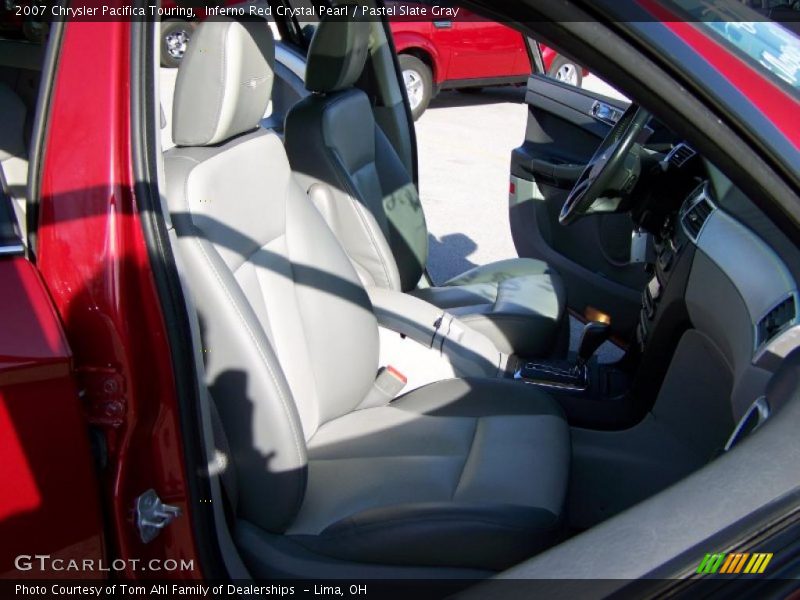 Inferno Red Crystal Pearl / Pastel Slate Gray 2007 Chrysler Pacifica Touring