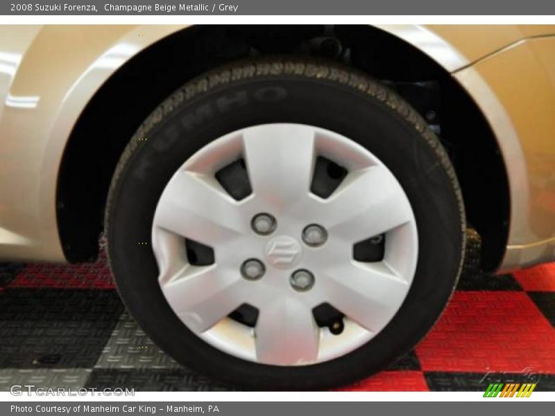 Champagne Beige Metallic / Grey 2008 Suzuki Forenza